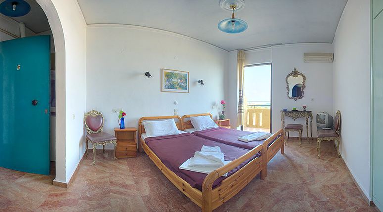 Accommodation at Rethymno, Crete - The Sea-View Apartments